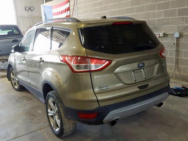 1FMCU9GX7EUA31153 - 2014 FORD ESCAPE SE BROWN photo 3