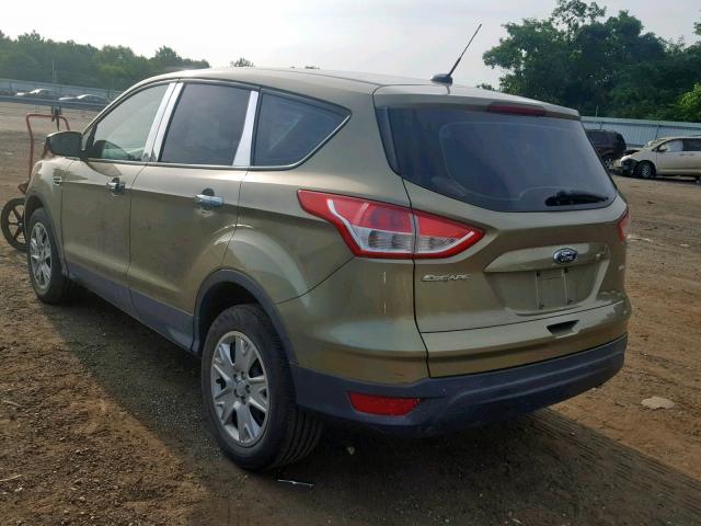 1FMCU0F71DUC78423 - 2013 FORD ESCAPE S GREEN photo 3