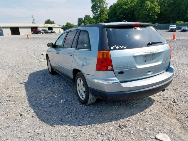 2C8GF68465R329725 - 2005 CHRYSLER PACIFICA T BLUE photo 3