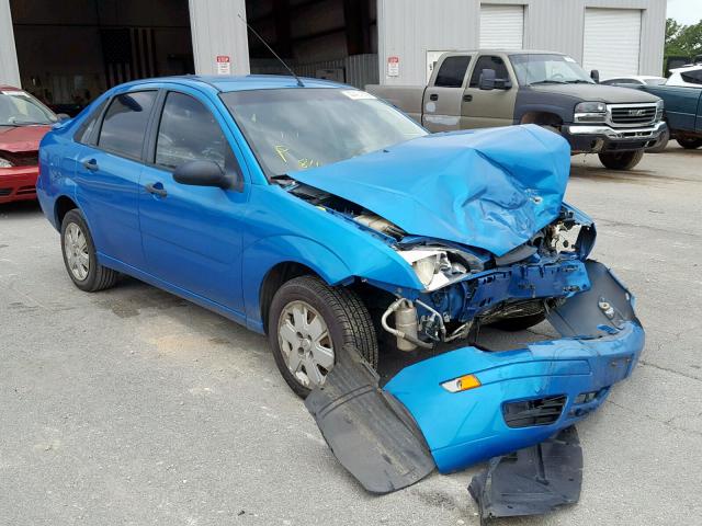 1FAFP34N07W134811 - 2007 FORD FOCUS ZX4 BLUE photo 1