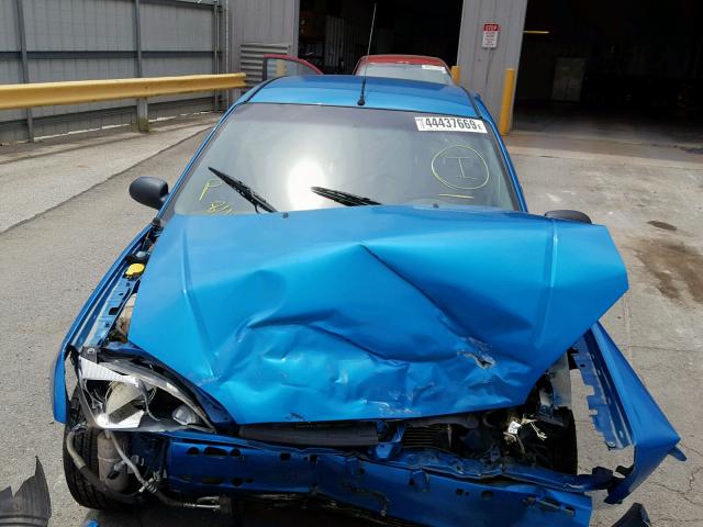 1FAFP34N07W134811 - 2007 FORD FOCUS ZX4 BLUE photo 7