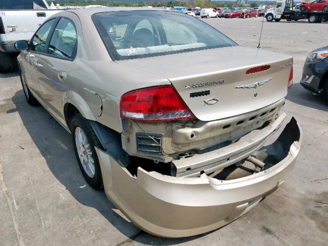 1C3EL56R06N168947 - 2006 CHRYSLER SEBRING TO BEIGE photo 3