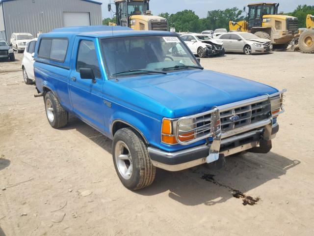 1FTCR10A1NUB41726 - 1992 FORD RANGER BLUE photo 1