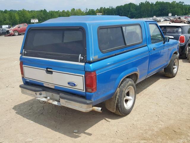 1FTCR10A1NUB41726 - 1992 FORD RANGER BLUE photo 4