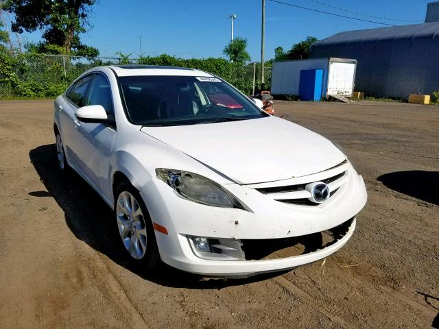 1YVHP82H395M45195 - 2009 MAZDA 6 I WHITE photo 1