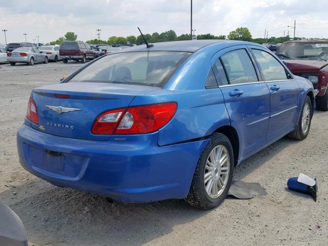 1C3LC56R98N205679 - 2008 CHRYSLER SEBRING TO BLUE photo 4