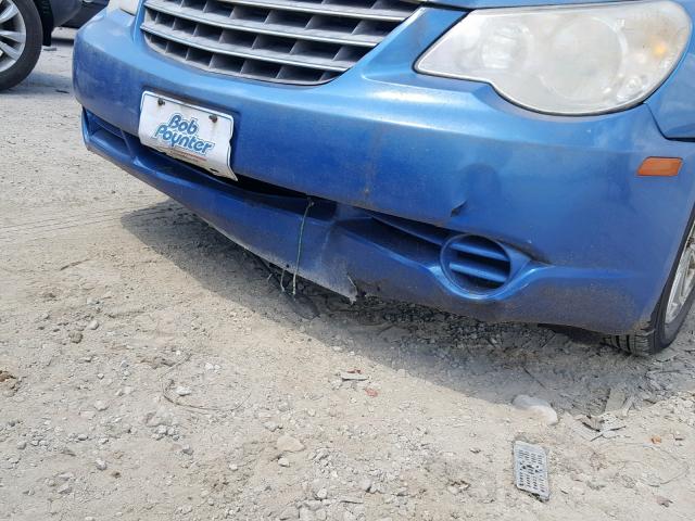 1C3LC56R98N205679 - 2008 CHRYSLER SEBRING TO BLUE photo 9