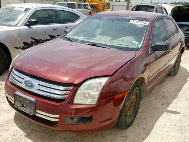 3FAFP06Z76R250524 - 2006 FORD FUSION S MAROON photo 2