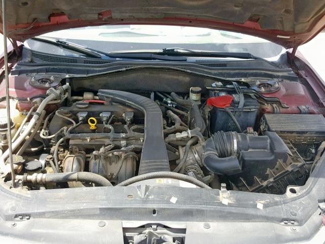 3FAFP06Z76R250524 - 2006 FORD FUSION S MAROON photo 7