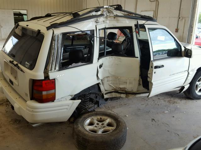 1J4GZ88Z2WC175468 - 1998 JEEP GRAND CHER WHITE photo 9