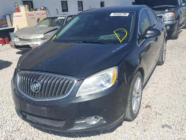 1G4PP5SK0E4105347 - 2014 BUICK VERANO BLACK photo 2