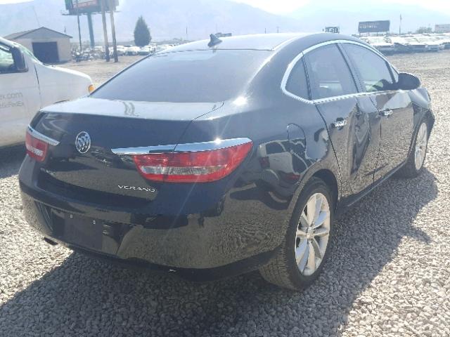 1G4PP5SK0E4105347 - 2014 BUICK VERANO BLACK photo 4