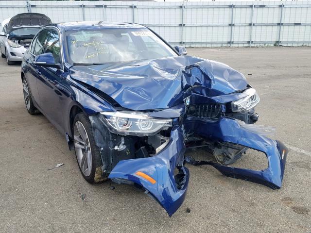 WBA8D9G30HNU64607 - 2017 BMW 330 XI BLUE photo 1