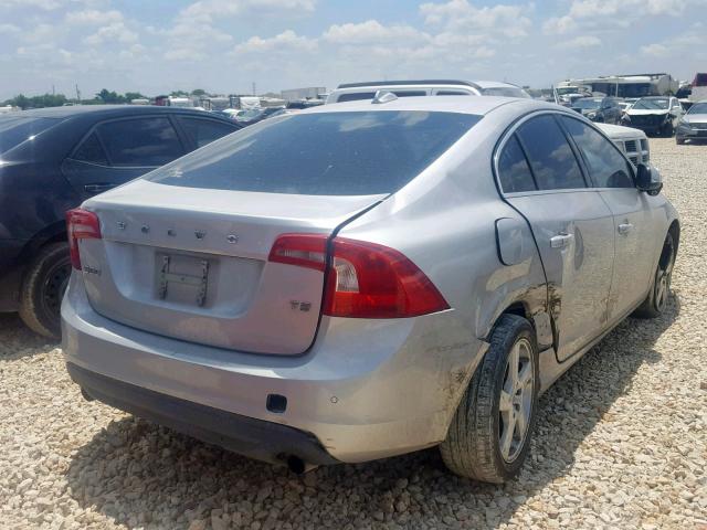 YV1622FS4C2077448 - 2012 VOLVO S60 T5 SILVER photo 4