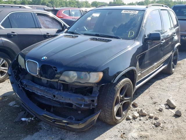 5UXFB93523LN80501 - 2003 BMW X5 4.6IS BLACK photo 2