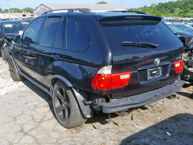 5UXFB93523LN80501 - 2003 BMW X5 4.6IS BLACK photo 3