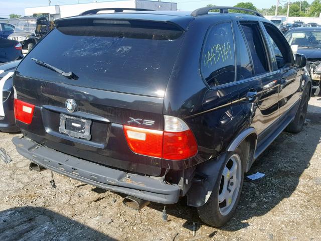 5UXFB93523LN80501 - 2003 BMW X5 4.6IS BLACK photo 4