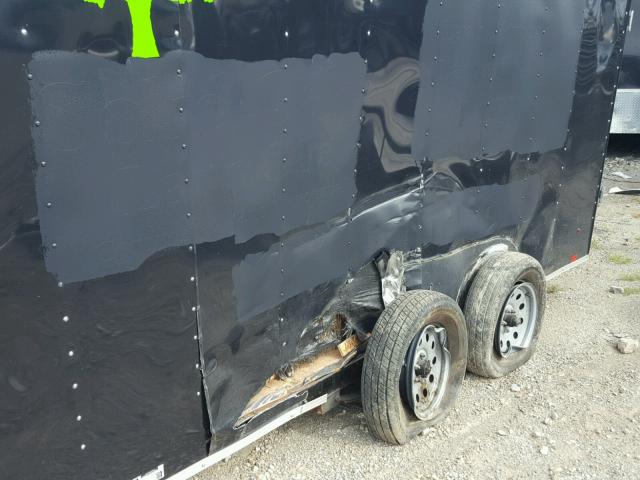 53BLTEA28HA033255 - 2016 TRAIL KING ENCLOSED შავი ფოტო 9