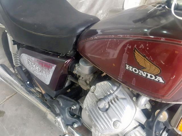 JH2PC0104CM303193 - 1982 HONDA CX500 C BURGUNDY photo 9