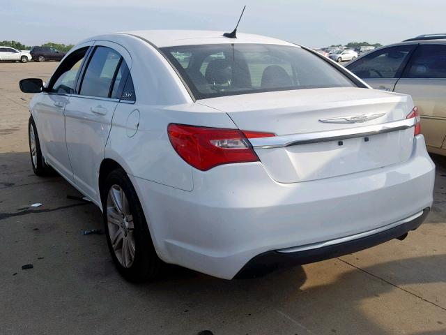 1C3CCBAB5DN669300 - 2013 CHRYSLER 200 LX WHITE photo 3