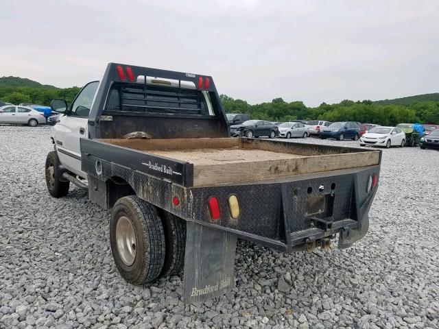 3B7MF3668XM511296 - 1999 DODGE RAM 3500 WHITE photo 3