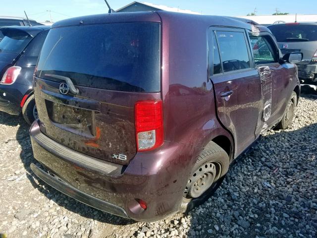 JTLZE4FE2EJ052299 - 2014 TOYOTA SCION XB 紫色 照片 4