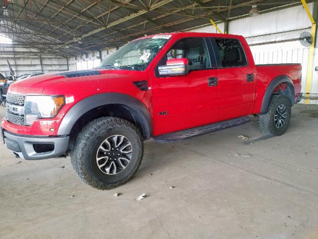1FTFW1R65CFC08186 - 2012 FORD F150 SVT R RED photo 2