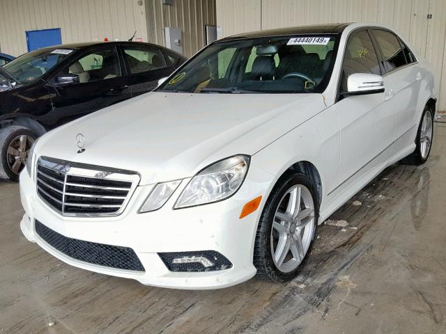 WDDHF7CB5BA279830 - 2011 MERCEDES-BENZ E 550 WHITE photo 2