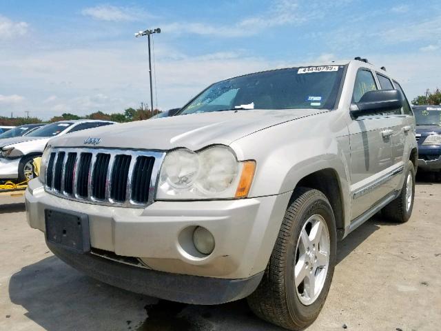 1J8HS58N47C501324 - 2007 JEEP GRAND CHER TAN photo 2