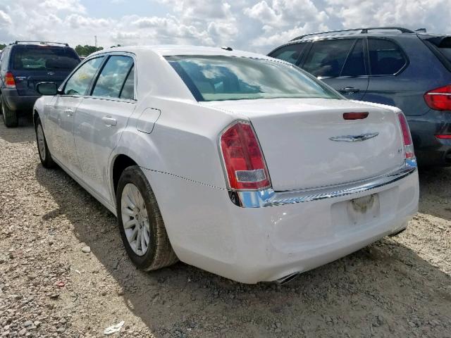 2C3CCAAG6EH249027 - 2014 CHRYSLER 300 WHITE photo 3