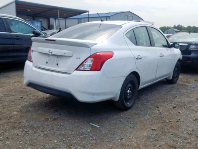 3N1CN7APXHL852733 - 2017 NISSAN VERSA S WHITE photo 4