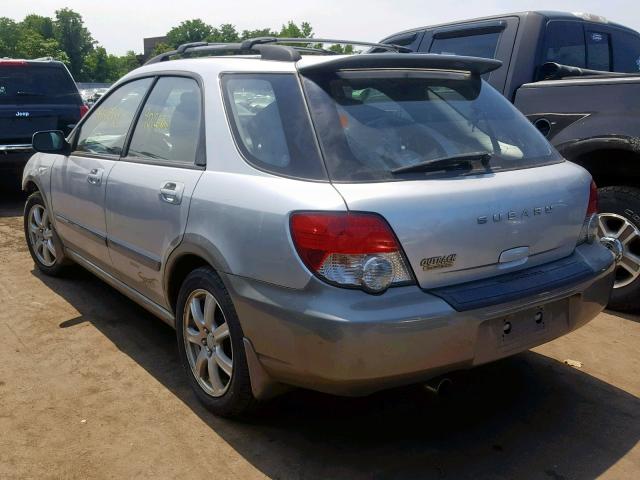 JF1GG68505H812328 - 2005 SUBARU IMPREZA OU SILVER photo 3