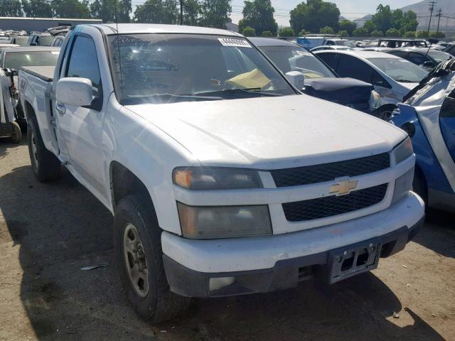 1GCKTBD95A8144750 - 2010 CHEVROLET COLORADO WHITE photo 1