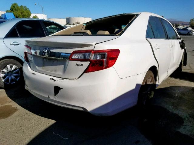 4T1BF1FK5CU552477 - 2012 TOYOTA CAMRY BASE WHITE photo 4