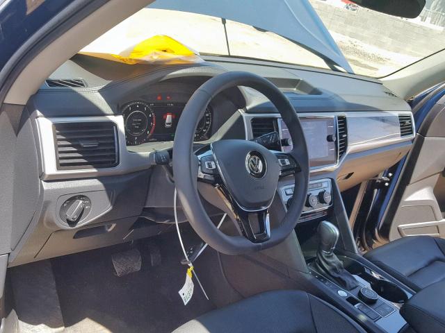 1V2NR2CA7KC533474 - 2019 VOLKSWAGEN ATLAS SEL Mavi foto 9