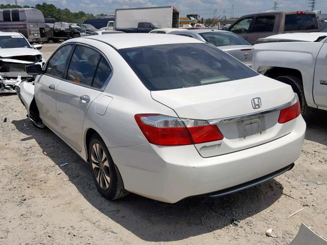 1HGCR2F31DA265852 - 2013 HONDA ACCORD LX WHITE photo 3