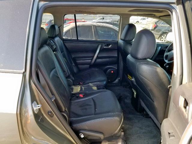 JTEES43A292145050 - 2009 TOYOTA HIGHLANDER GREEN photo 6