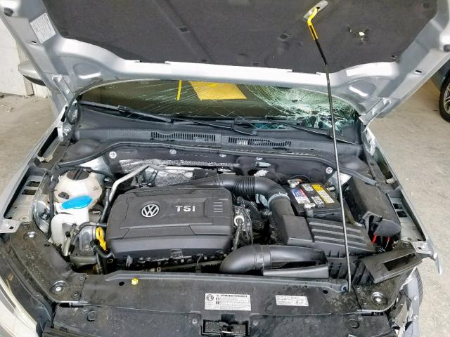 3VW4S7AJ6FM329851 - 2015 VOLKSWAGEN JETTA GLI SILVER photo 7