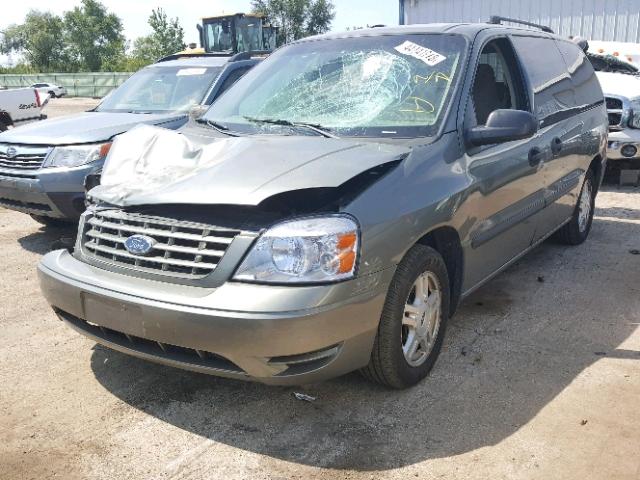 2FMDA51636BA39487 - 2006 FORD FREESTAR S GREEN photo 2