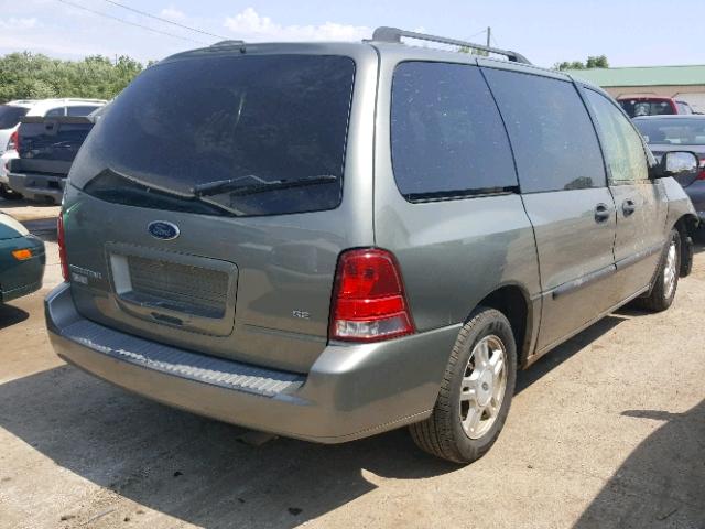 2FMDA51636BA39487 - 2006 FORD FREESTAR S GREEN photo 4