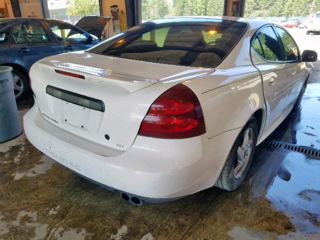 2G2WP522641164756 - 2004 PONTIAC GRAND PRIX WHITE photo 4
