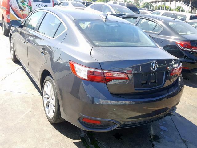 19UDE2F70GA024789 - 2016 ACURA ILX PREMIU GRAY photo 3