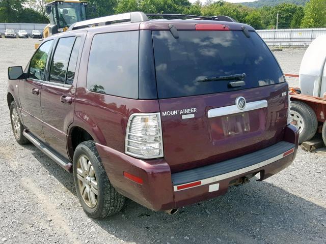 4M2EU48E08UJ06965 - 2008 MERCURY MOUNTAINEE BURGUNDY photo 3