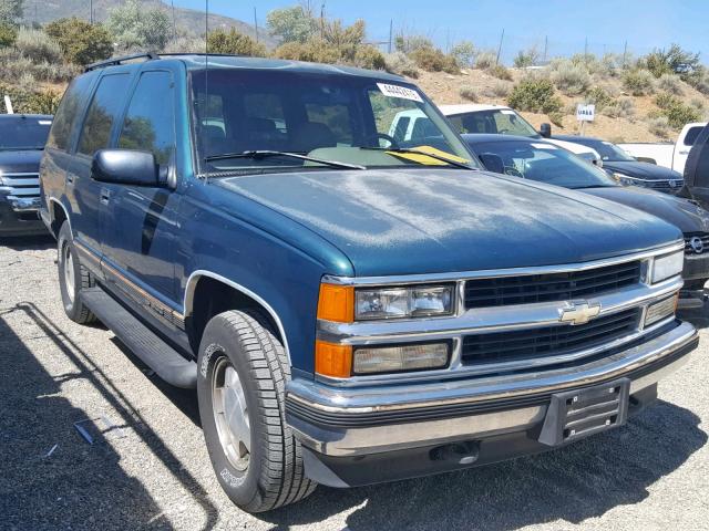 1GNEK13R4TJ337521 - 1996 CHEVROLET TAHOE GREEN photo 1