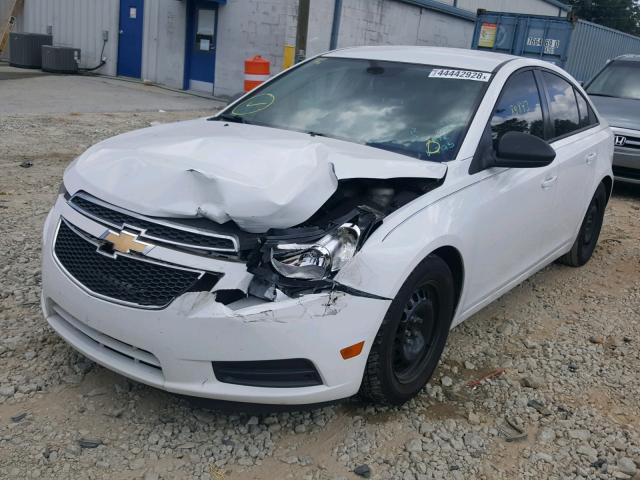 1G1PA5SH9E7327175 - 2014 CHEVROLET CRUZE LS WHITE photo 2