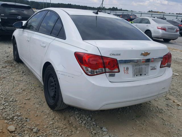 1G1PA5SH9E7327175 - 2014 CHEVROLET CRUZE LS WHITE photo 3