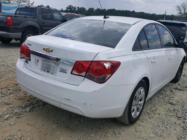 1G1PA5SH9E7327175 - 2014 CHEVROLET CRUZE LS WHITE photo 4