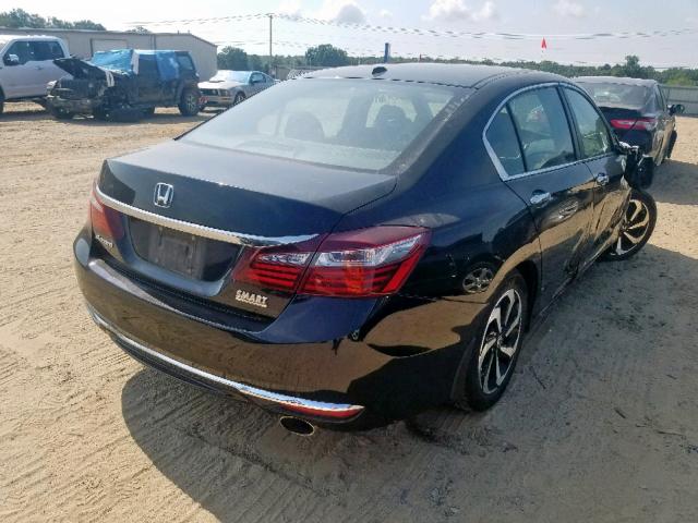 1HGCR2F71HA070973 - 2017 HONDA ACCORD EX BLACK photo 4