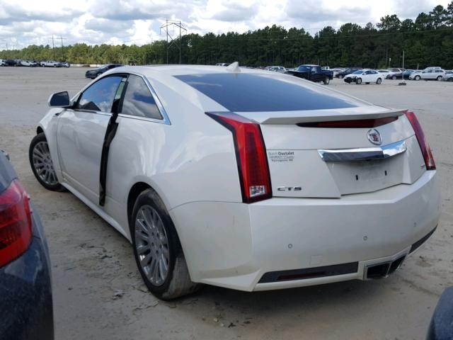 1G6DP1E34C0131106 - 2012 CADILLAC CTS PREMIU WHITE photo 3