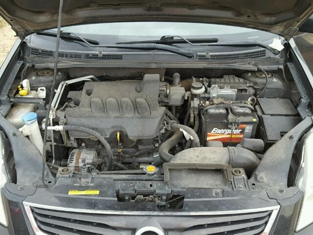 3N1AB6AP6AL636569 - 2010 NISSAN SENTRA 2.0 BLACK photo 7